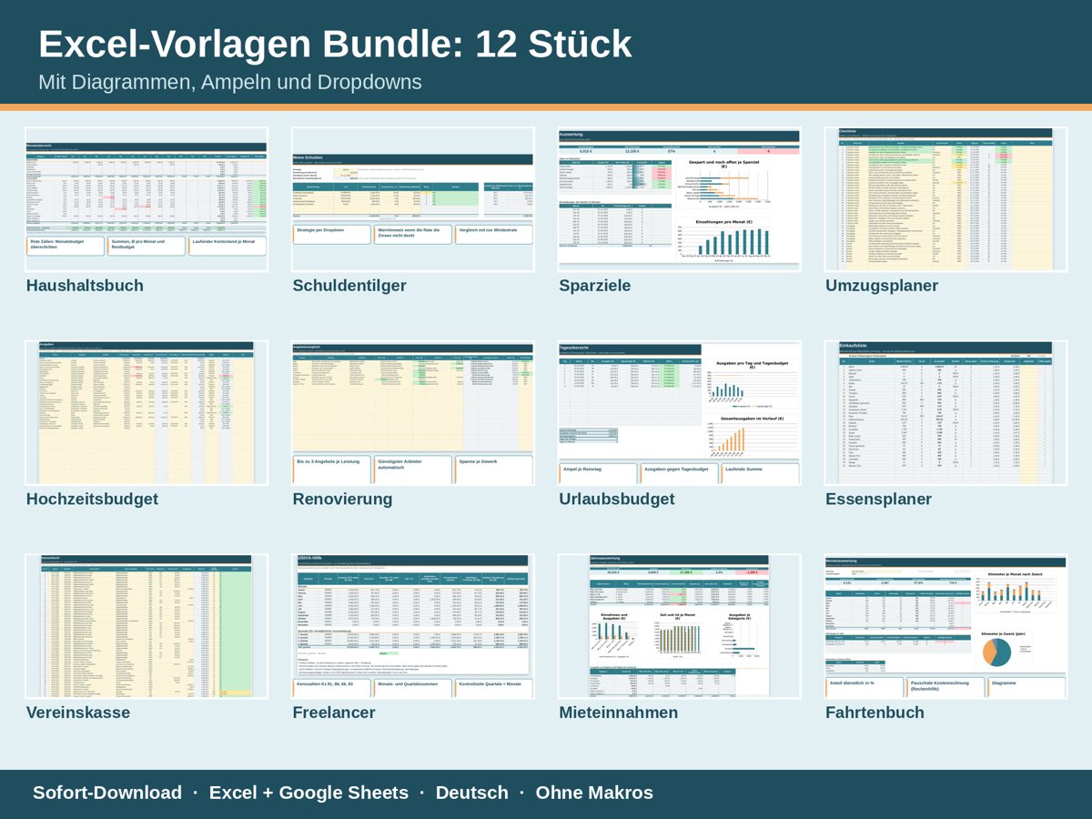 Vorschau Alle Excel-Vorlagen, Bild 2