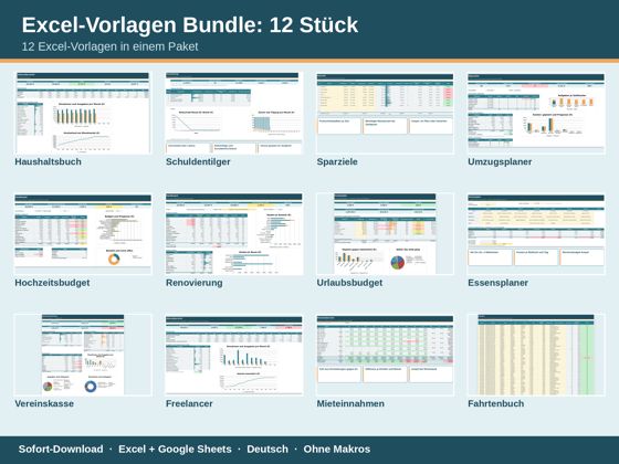 Vorschau Alle Excel-Vorlagen
