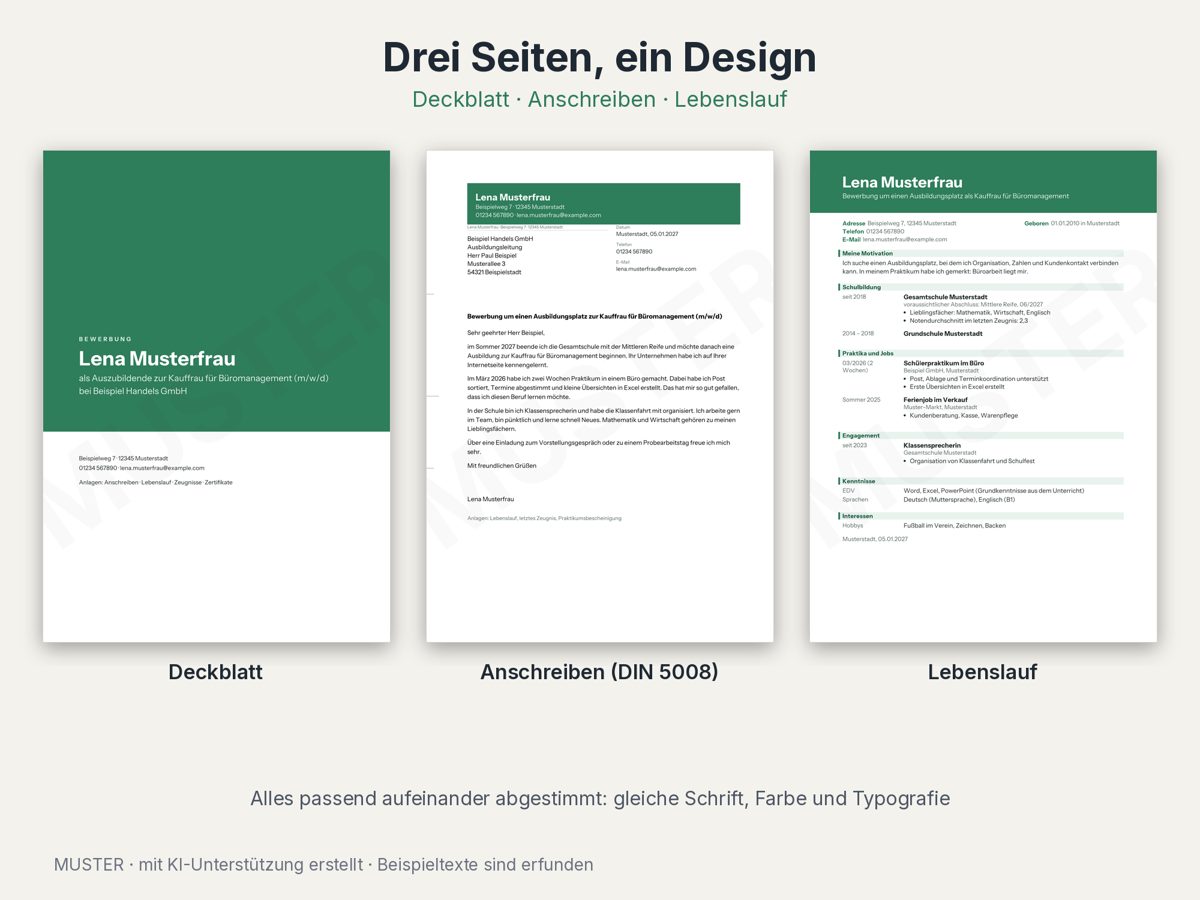 Vorschau Lebenslauf Berufseinstieg & Ausbildung, Bild 2